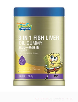 海綿寶寶金裝成長三合一明膠軟糖HM001