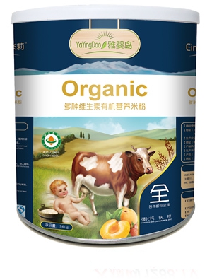 雅嬰島多種維生素有機營養米粉全段