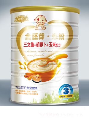 康緣人果蔬魚肉配方金胚芽米粉2段