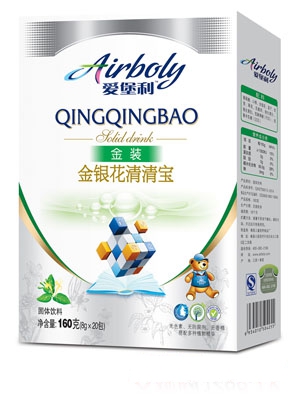 愛堡利金銀花清清寶盒裝160g