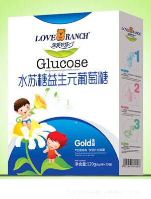 深愛牧場初生無水純凈金裝葡萄糖鐵聽