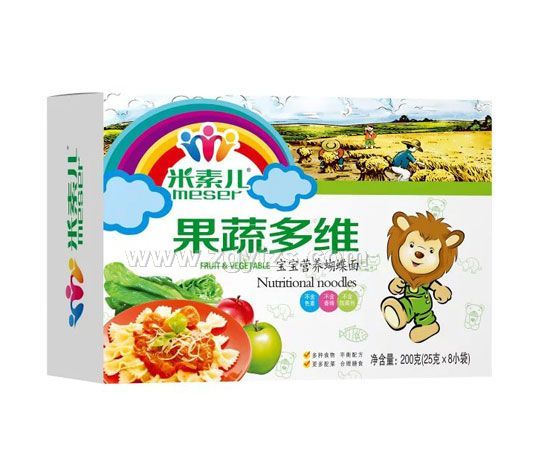 米素兒果蔬多維寶寶營養蝴蝶面