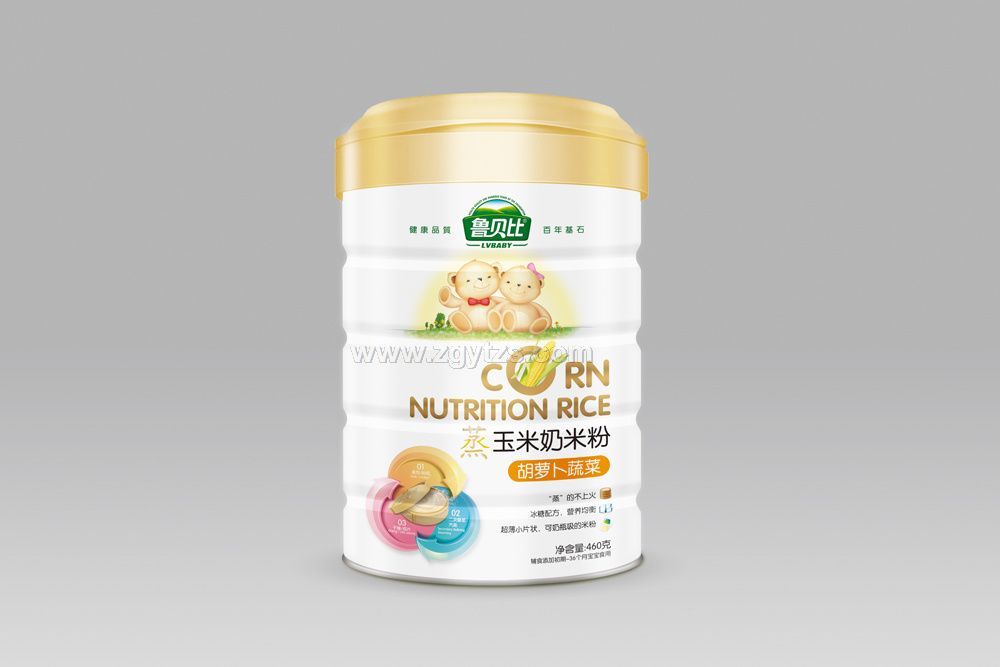 蒸玉米奶米粉-胡蘿卜蔬菜配方聽裝