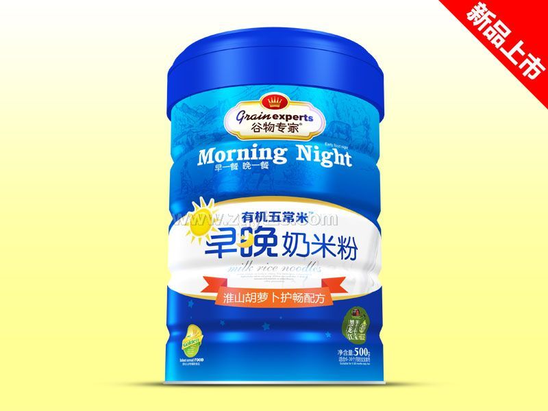 早晚奶米粉鐵聽-淮山胡蘿卜