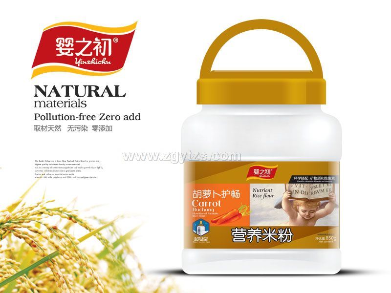 850g營養米粉桶裝-胡蘿卜護暢