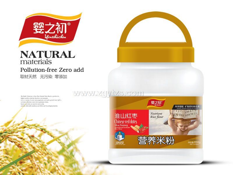 850g營養米粉桶裝-淮山紅棗