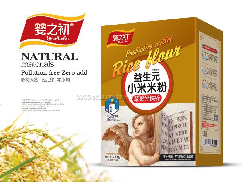 益生元小米米粉 蘋果鈣鐵鋅