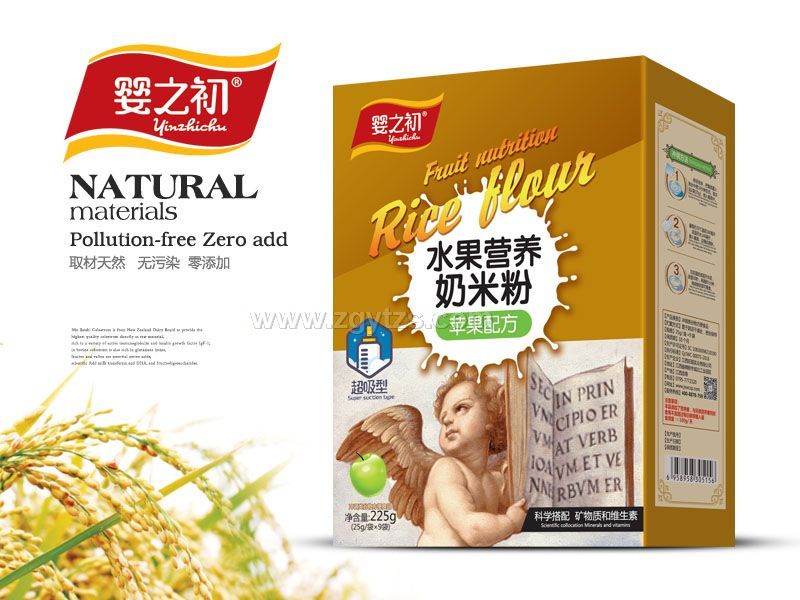 水果營養奶米粉-蘋果