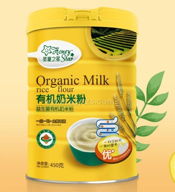 英童之星-益生菌有機奶米粉