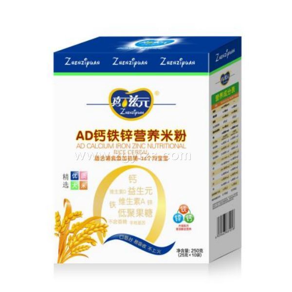 真滋元營養米粉-AD鈣鐵鋅盒裝