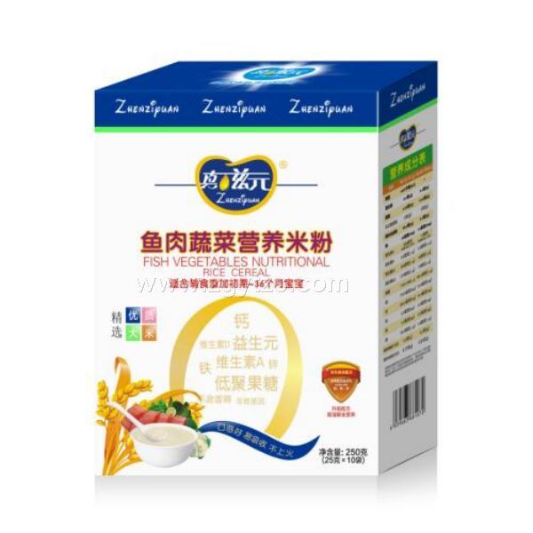 真滋元營養米粉-魚肉蔬菜盒裝