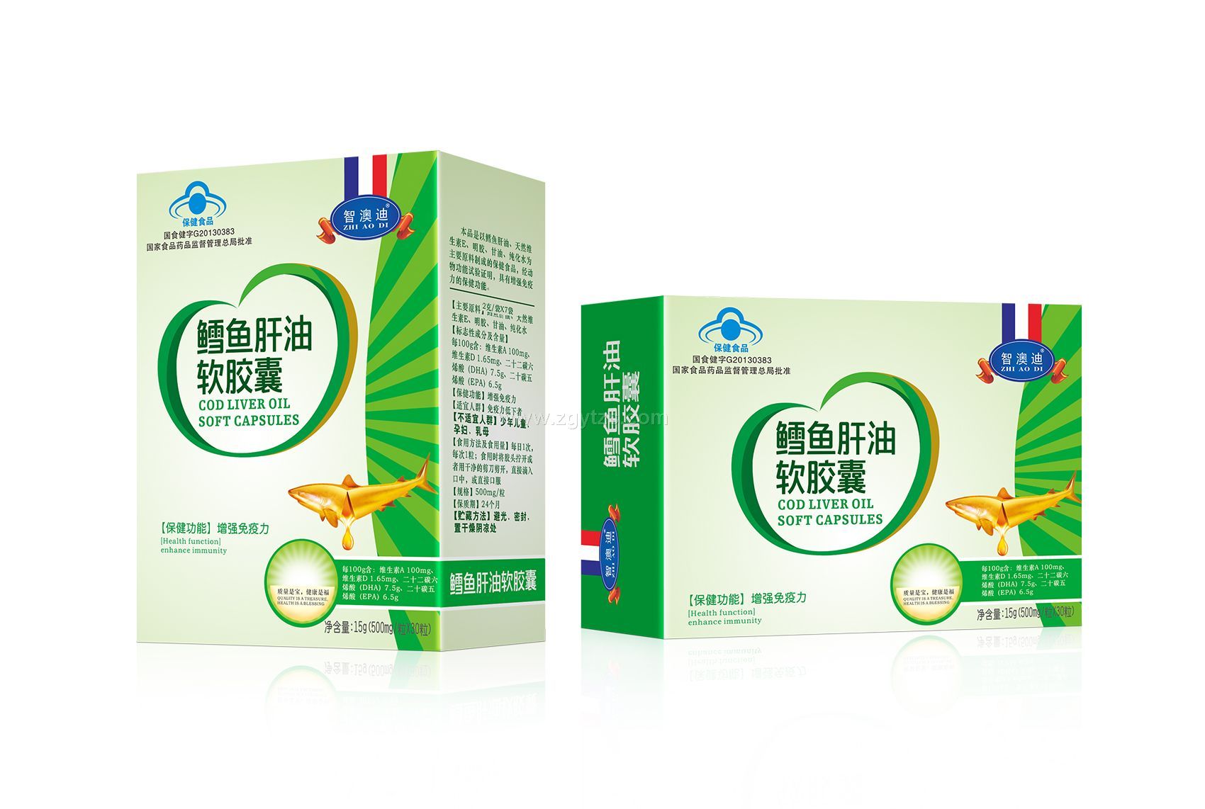 智澳迪鱈魚肝膽油軟膠囊軟膠囊