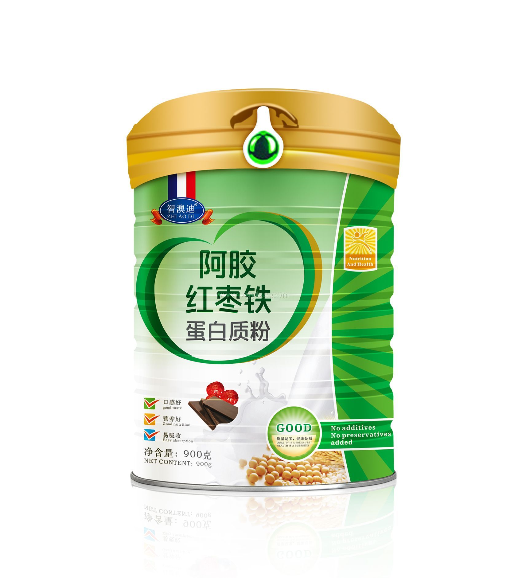 智澳迪阿膠紅棗鐵蛋白質粉