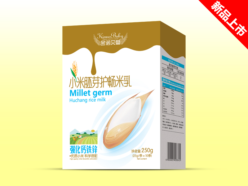 金諾貝嬰小米胚芽護暢米乳強化鈣鐵鋅