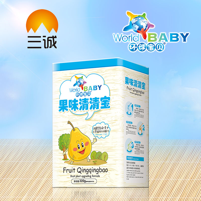 環(huán)球寶貝冰糖雪梨味果味清清寶