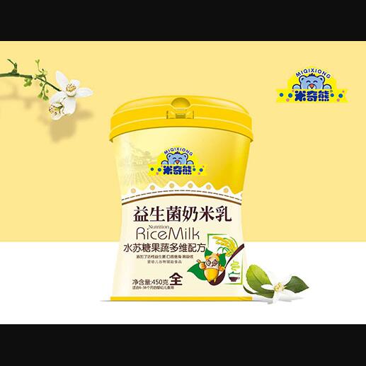 米奇熊水蘇糖果蔬多維配方益生菌奶米乳聽裝