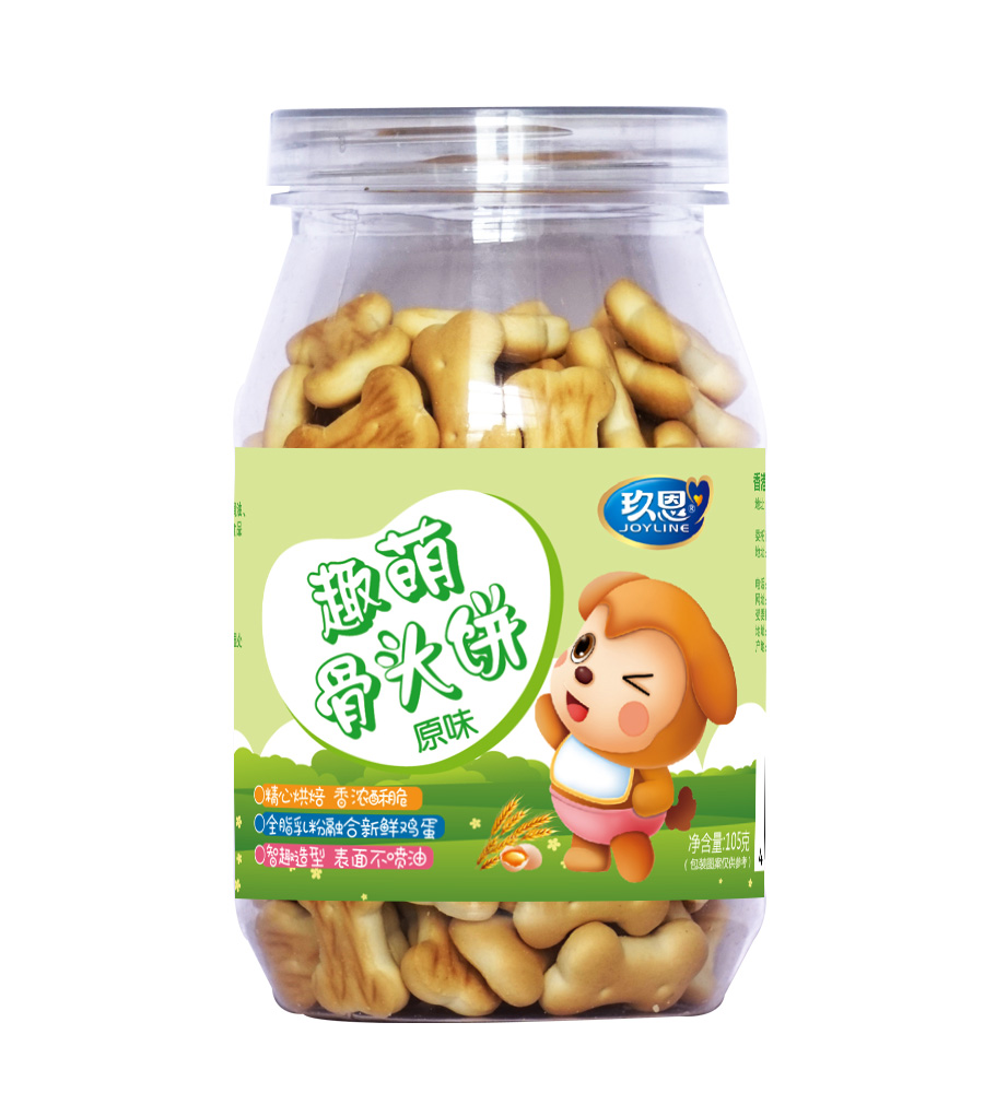 玖恩造型餅干趣萌骨頭餅