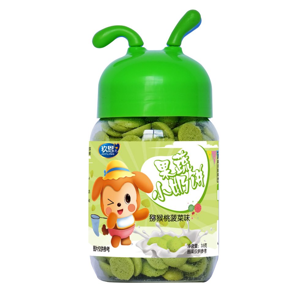 玖恩果蔬小奶餅獼猴桃菠菜味