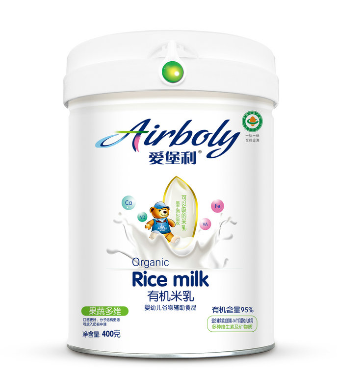 愛堡利果蔬多維有機米乳