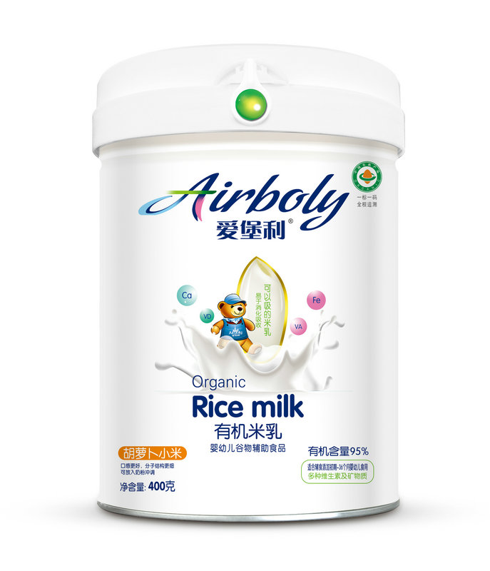 愛堡利胡蘿卜小米有機(jī)米乳