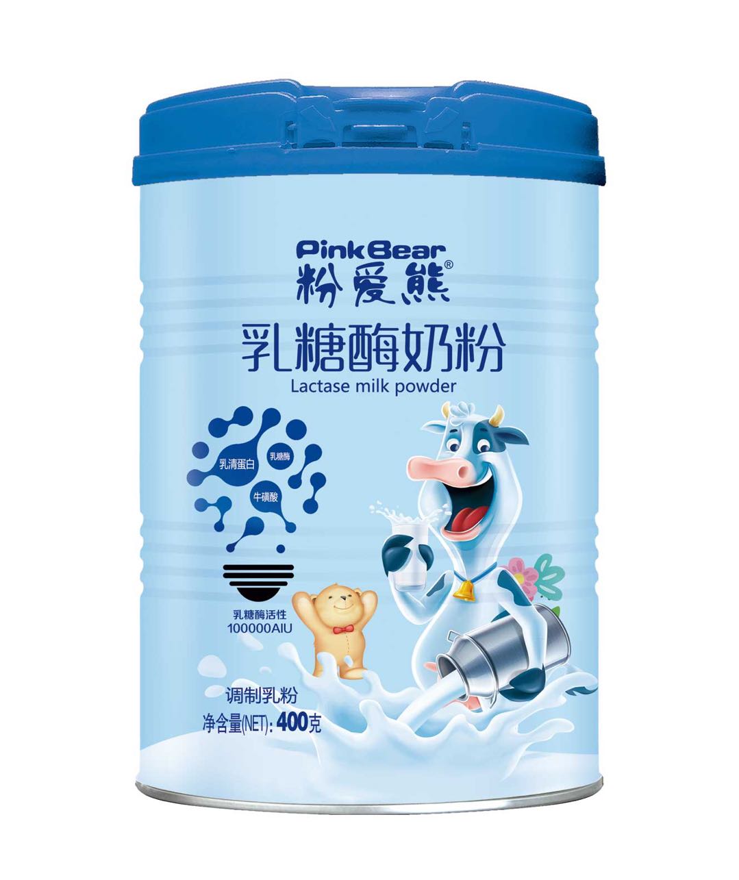 粉愛熊乳糖酶奶粉