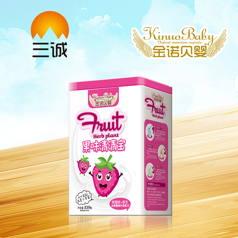 金諾貝嬰果味清清寶草莓味