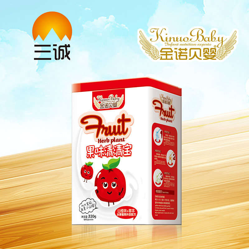 金諾貝嬰果味清清寶山楂味