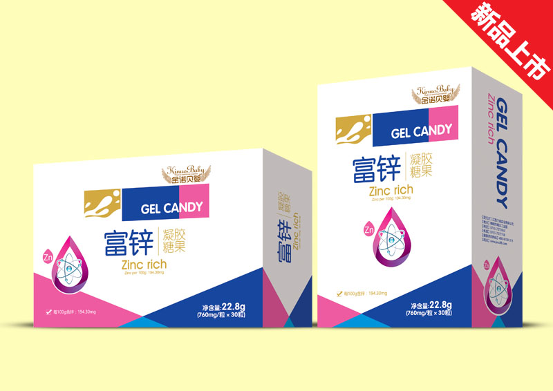 金諾貝嬰富鋅凝膠糖果