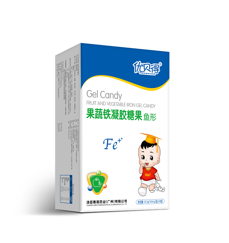 優(yōu)貝得果蔬鐵凝膠糖果
