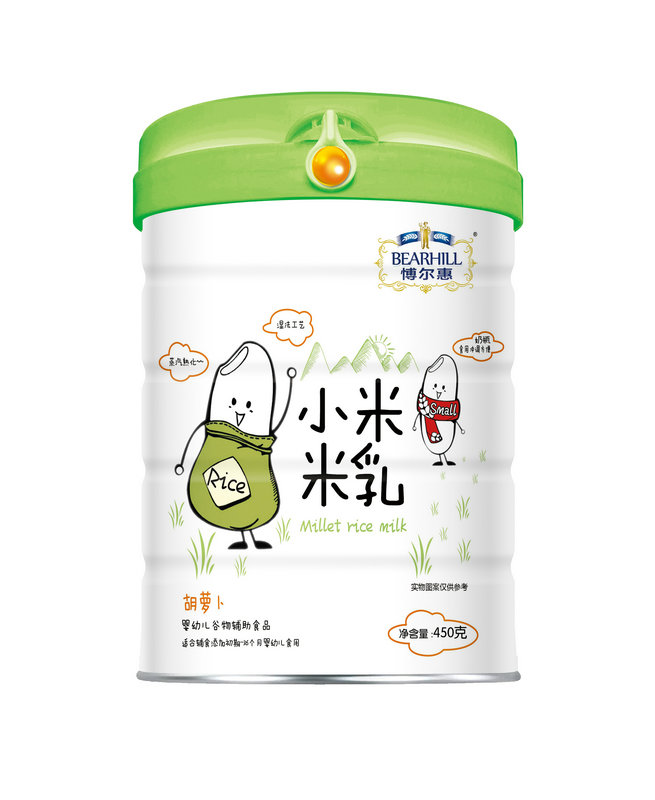 博爾慧胡蘿卜小米米乳桶裝