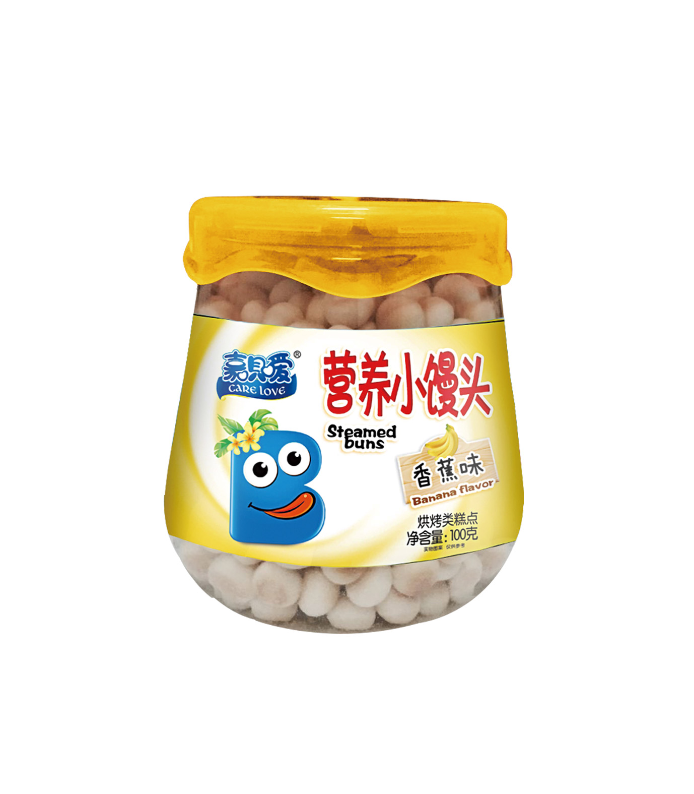 嘉貝愛香蕉味營養小饅頭