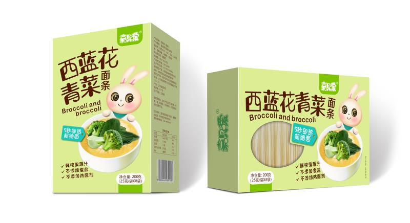 嘉貝愛(ài)西藍(lán)花青菜面條