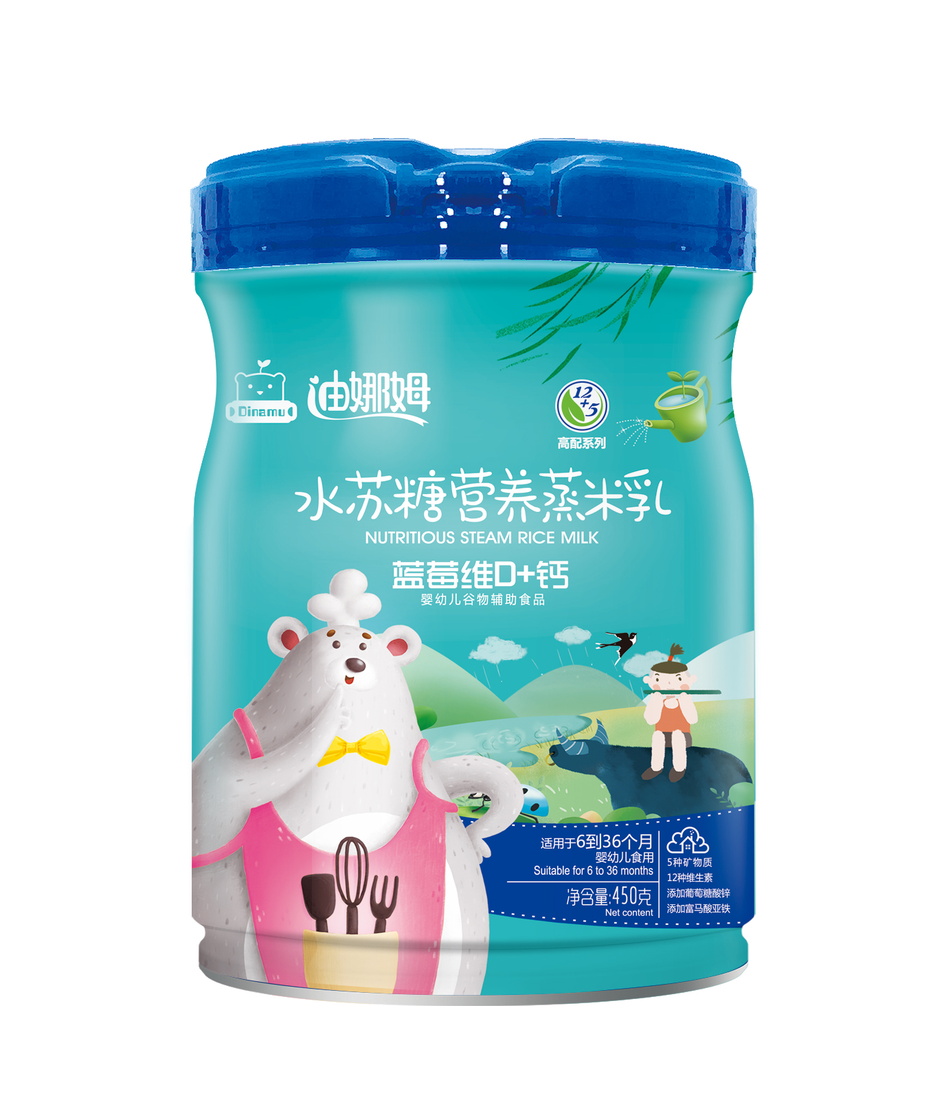 迪娜姆水蘇糖營養米乳-維D+鈣