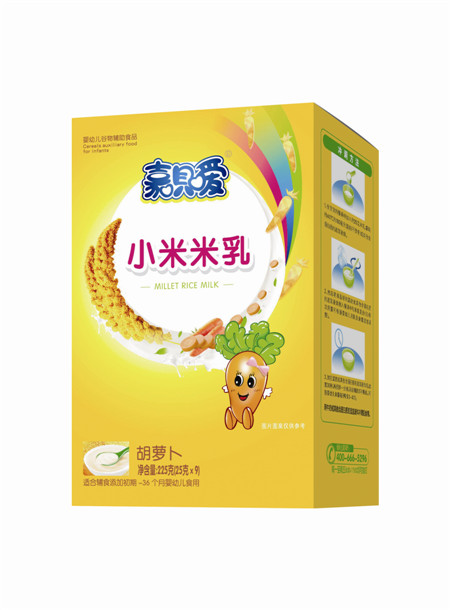 嘉貝愛胡蘿卜小米米乳