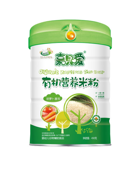 嘉貝愛胡蘿卜番茄有機米粉聽裝