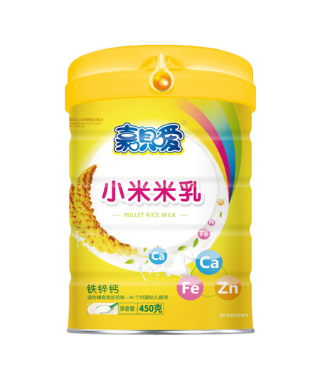 嘉貝愛鐵鋅鈣小米米乳聽裝