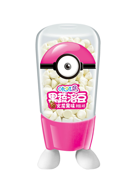 咔嘰兔火龍果小黃人溶豆豆