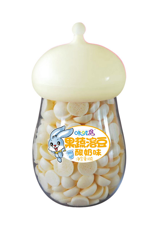咔嘰兔酸奶味蘑菇瓶溶豆