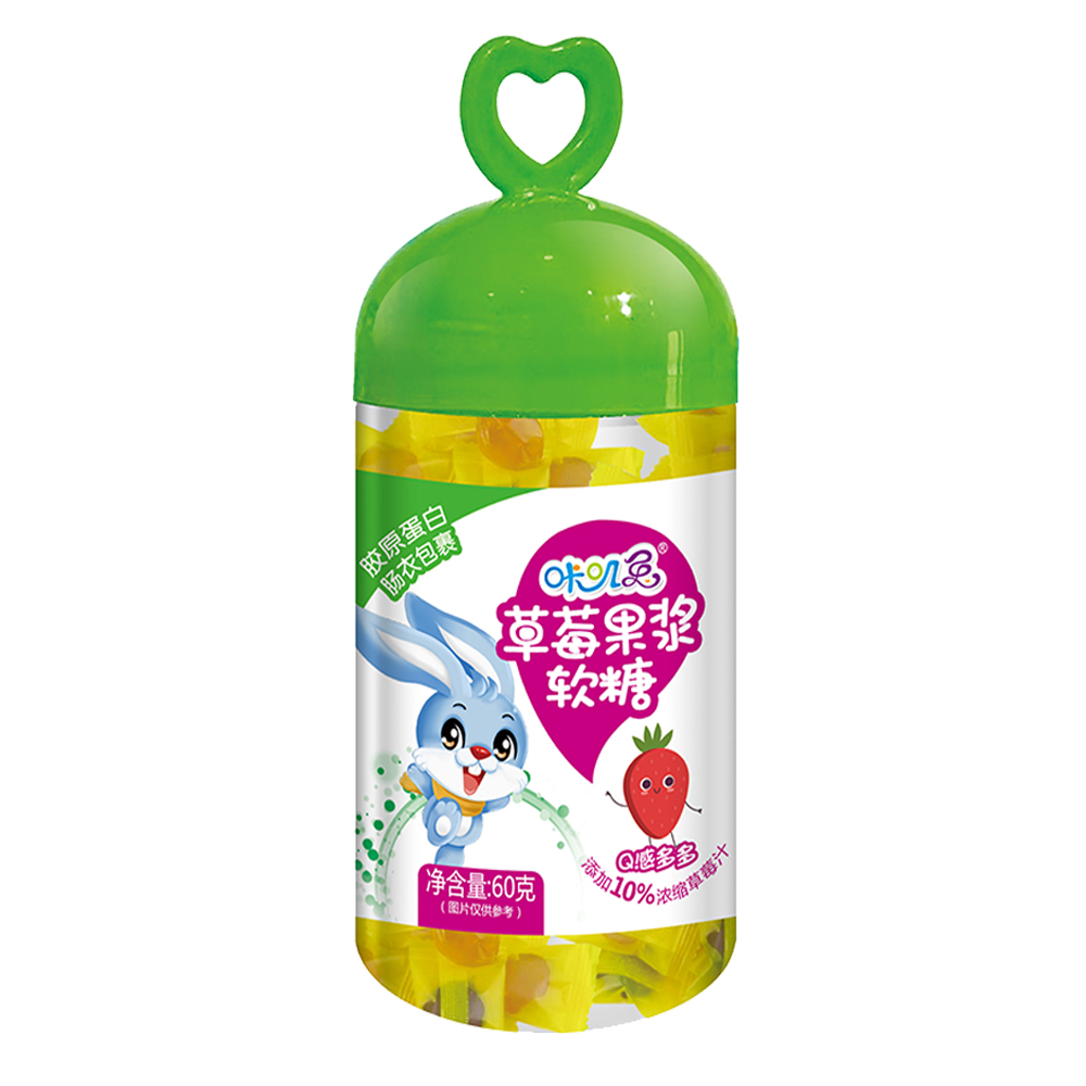 咔嘰兔草莓果醬軟糖