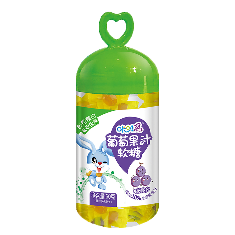 咔嘰兔葡萄果汁軟糖