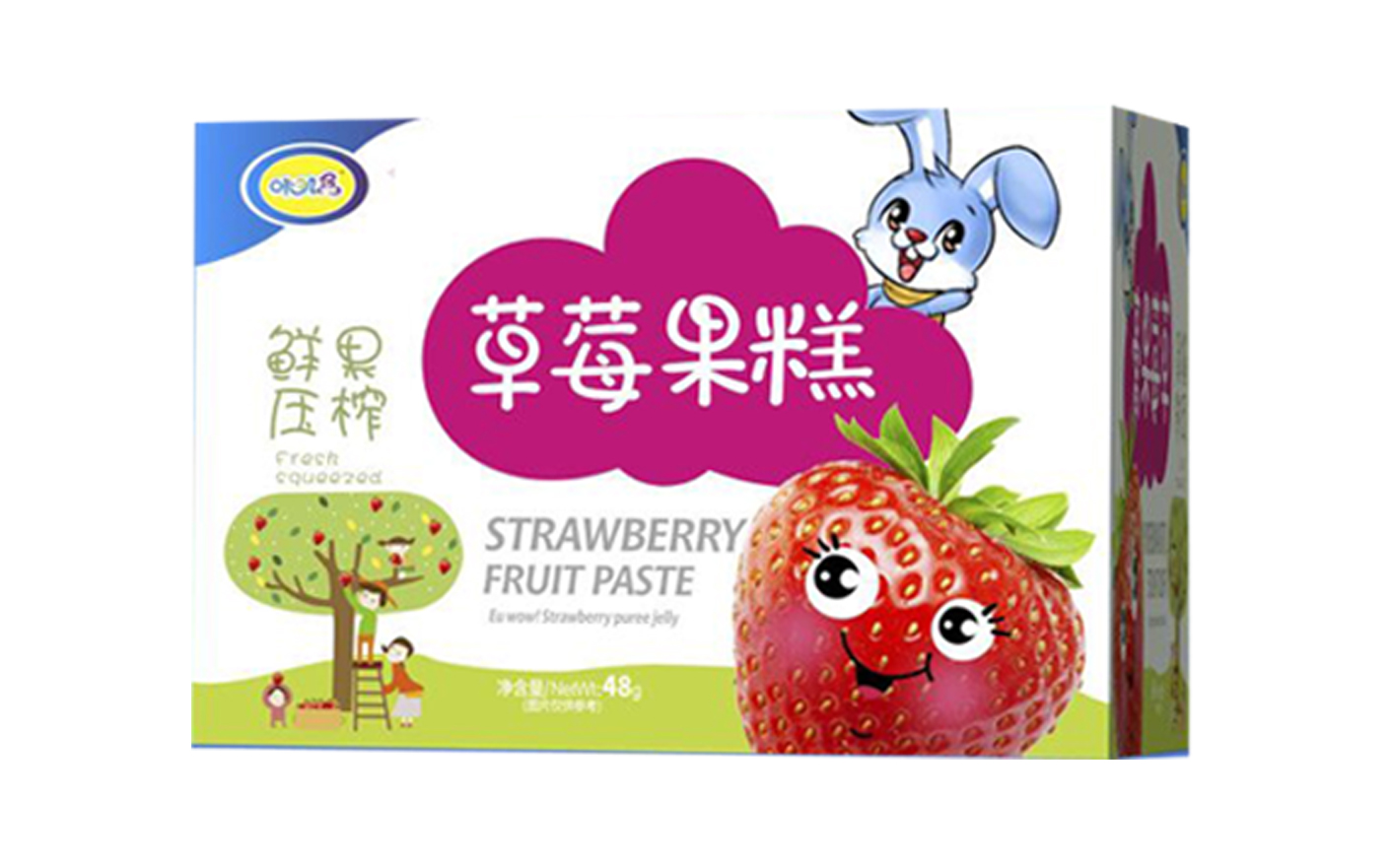 咔嘰兔草莓果糕