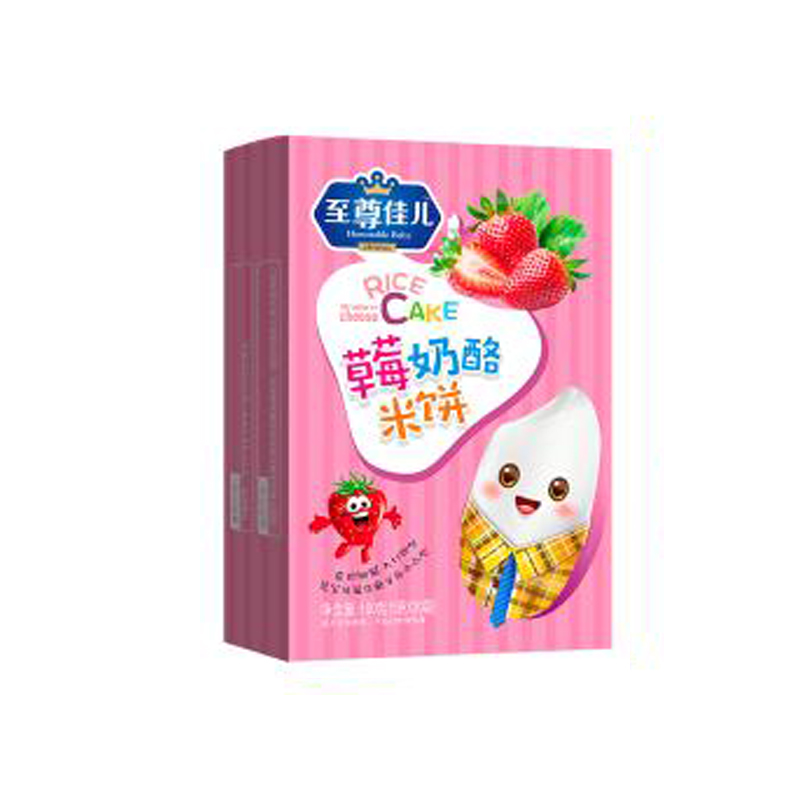 至尊佳兒草莓奶酪米餅