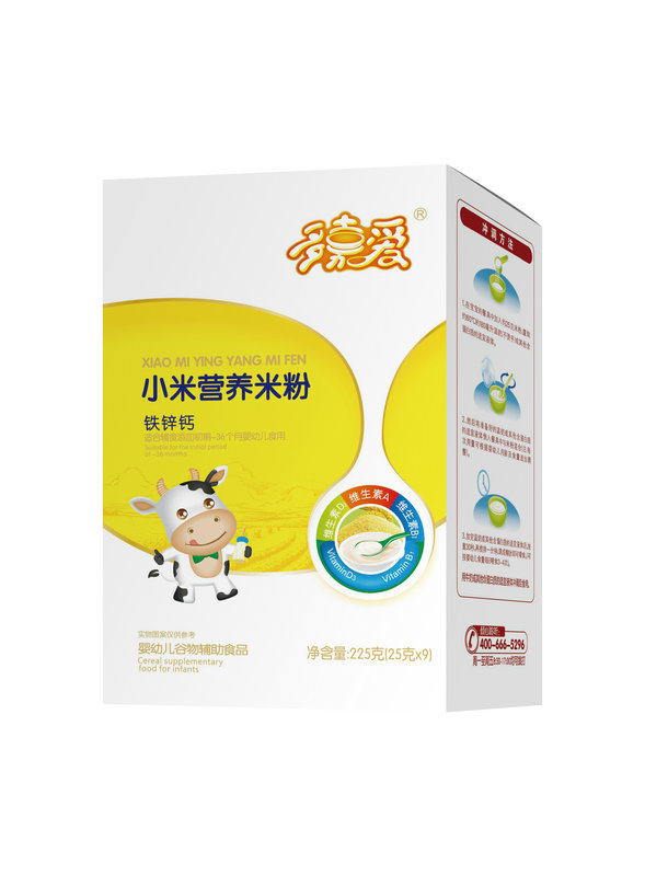 多嘉愛鐵鋅鈣小米營養米粉