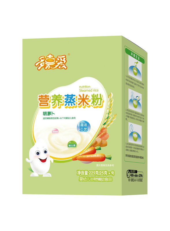 多嘉愛胡蘿卜營(yíng)養(yǎng)蒸米粉