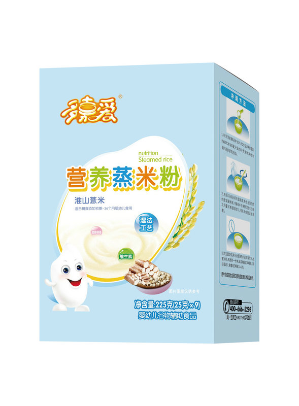 多嘉愛淮山薏米營養蒸米粉