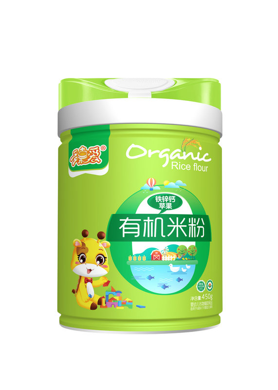 多嘉愛鐵鋅鈣有機米粉罐裝