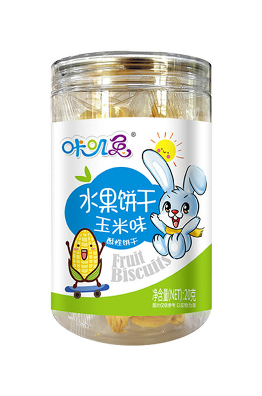 咔嘰兔玉米味水果餅干
