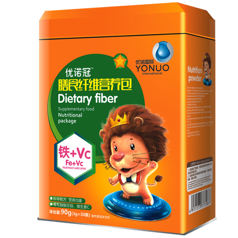 優諾冠膳食纖維鐵營養包