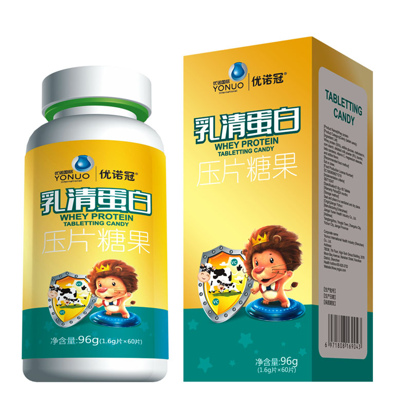 優(yōu)諾冠乳清蛋白壓片糖果
