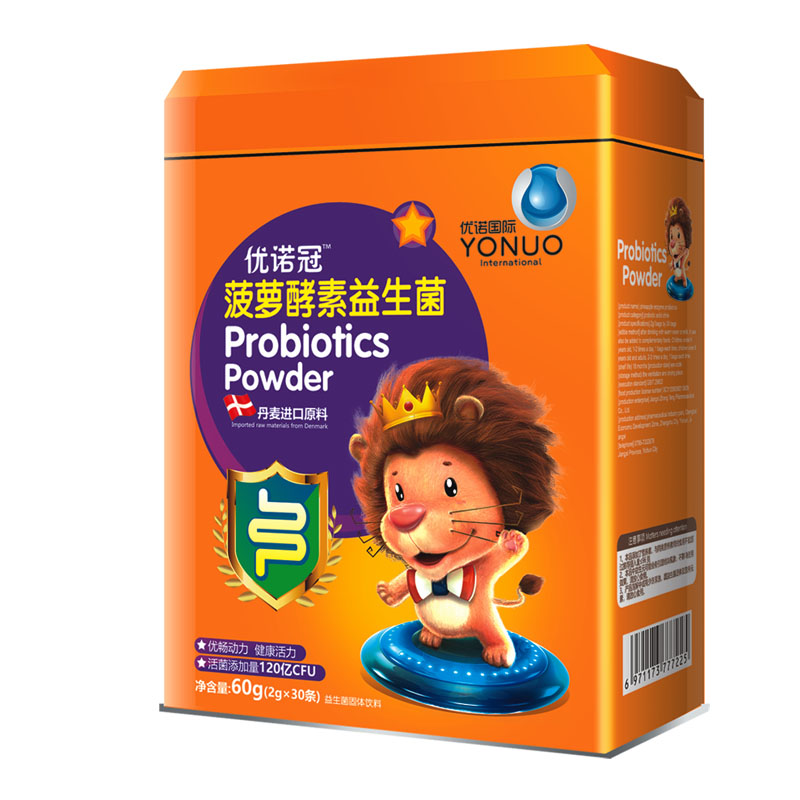 優(yōu)諾冠菠蘿酵素益生菌盒裝